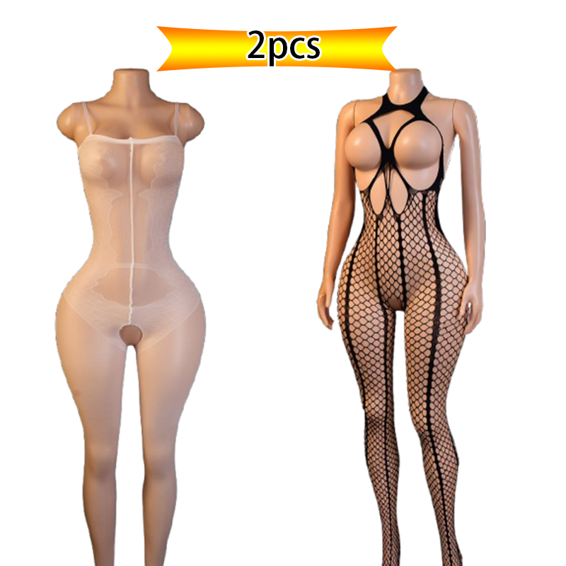 Lingerie - 2-Pack Sexy Women's Lingerie: Seductive Sheer