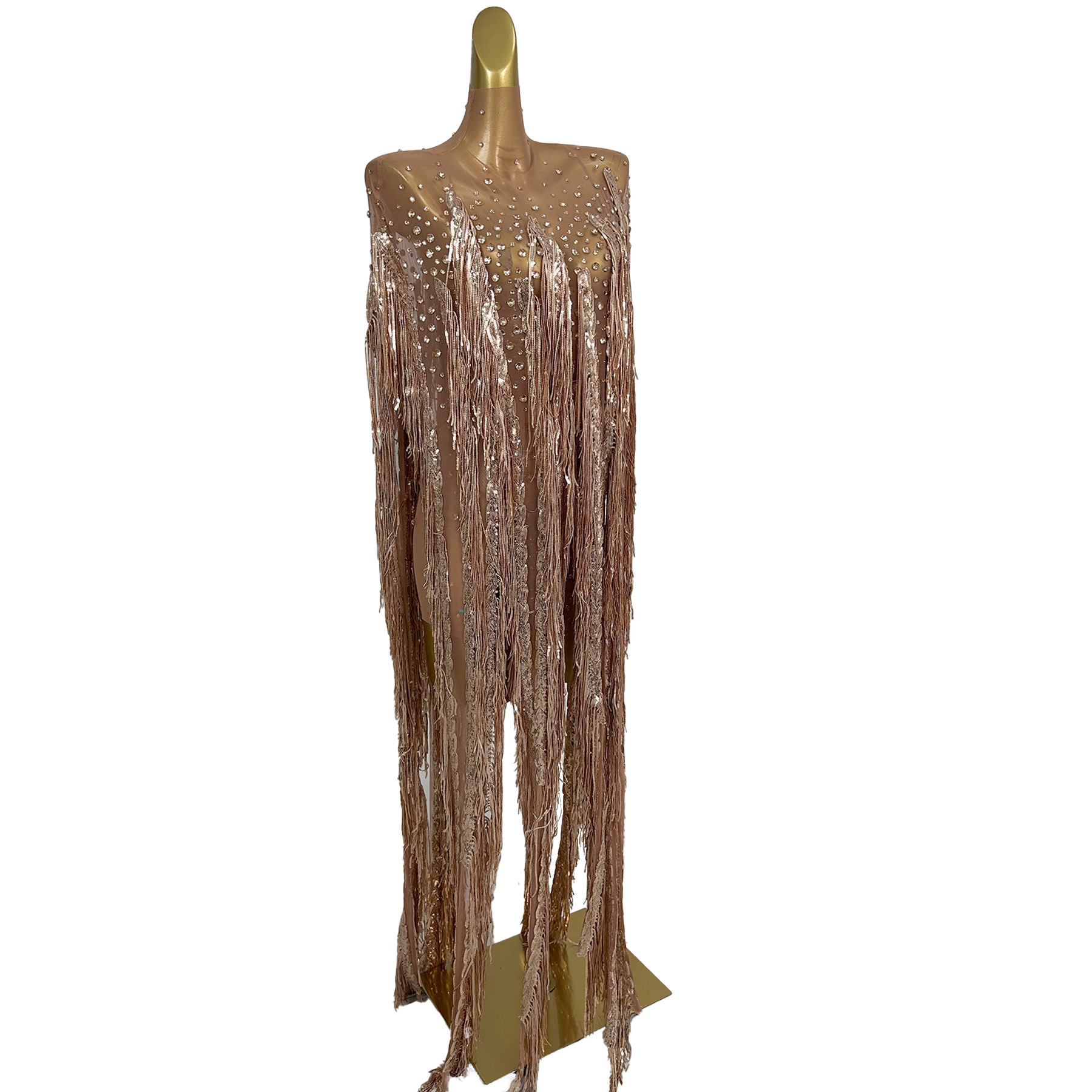 Sparkly Rhinestone Sequins Lon - Sparkly Rhinestone Club Party Dress recension och pris